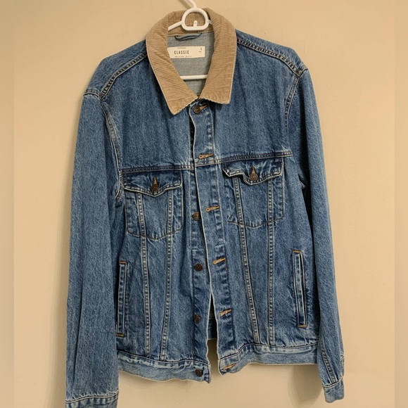 Topman Other - Topman denim jacket. Corduroy collar Size large